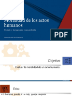 Moralidad de Los Actos Humanos