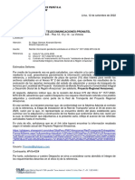 Gilat Perú remite información a Pronatel sobre proyecto de conectividad Amazonas