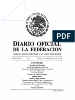 Diario Oficial: de La Federacion