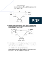 Lista de Execcios ANAREDE