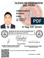 Carnet de Colegiatura