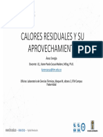 Calores Residuales Presentación de Clase