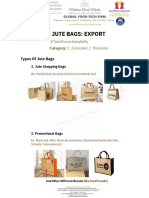 #Timeforsustainability JUTE BAGS