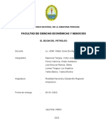 El impacto del boom petrolero en la región Loreto