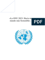 La ONU 2023: Hacia Un Mundo Más Sostenible