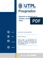 Maestría en Gestión de La Calidad y Auditoría en Salud.: Autor