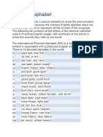 Phonetic Alphabet (Fonetik Alfabe)