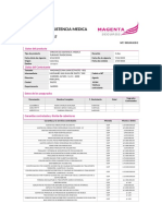 Contrato de Asistencia Medica: Datos Del Producto