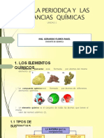 La Tabla Periodica Y Las Sustancias Químicas: Ing. Gerardo Flores Rujel