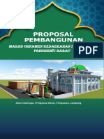 Proposal Pembangunan MAsjid Nurul Huda Pringsewu Lampung