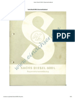 Sachs Diesel D 600 L ReperaturHandbuch