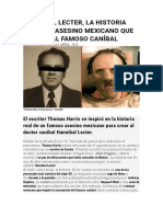 La historia real del asesino mexicano que inspiró a Hannibal Lecter