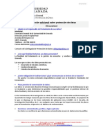 Información Adicional Sobre Protección de Datos (Encuestas)