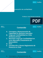 Clase N°5: La Remuneración de Confiabilidad: Profesor: Juan Ricardo Inostroza