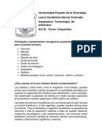 Tarea de Toxicológia