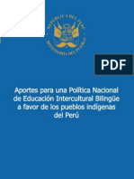 Informe Defensorial #152 Aportes para Una Política Nacional de EIB en El Perú