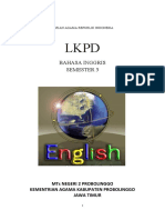Bahasa Inggris Semester 3: Mts Negeri 2 Probolinggo Kementrian Agama Kabupaten Probolinggo Jawa Timur