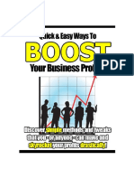 Quick and Easy Ways To Boost Your Business Profits