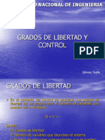 Grados de Libertad y Control