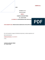 Ciudad - Cuenta No. 1 Fecha - : Pereira/Rda Diciembre 17 Del 2021