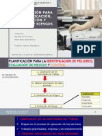 Planificación para La Identificación, Evaluación Y Control de Riesgos