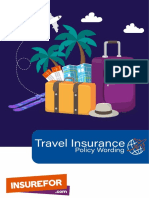 Travel insurance at a glance