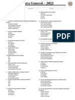 Modelo Evaluación de Cultura General