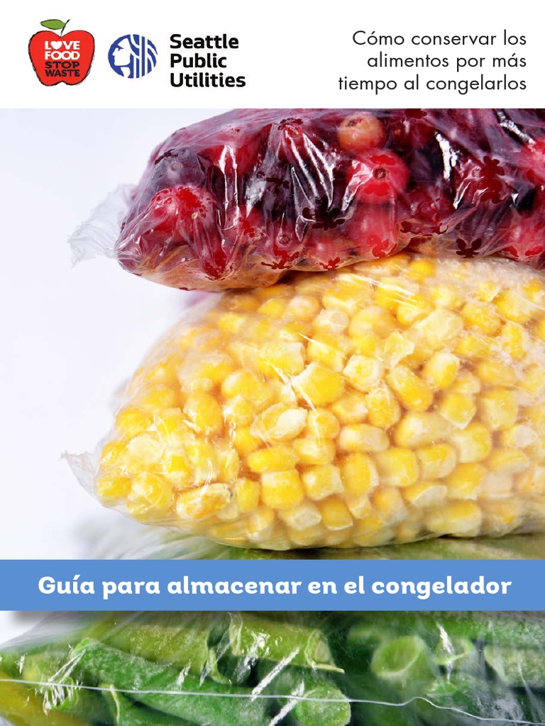 Freezer Guide Spanish PDF Carne Vegetales