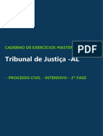 Tribunal de Justiça - AL: Caderno de Exercícios Master
