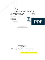 Tema 2 Conceptos Básicos de Electricidad: Versión 1