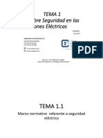 Tema 1 Taller Sobre Seguridad en Las Instalaciones Eléctricas