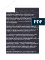 Ensayo de Inteligencia Artificial y La Afectación Del Hombre