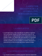 5 Aspectos Negativos de La Guerra Civil Norteamericana