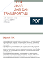 Teknologi Komunikasi Informasi Dan Transportasi
