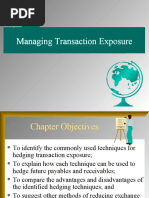 Managing Transaction Exposure