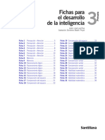 Fichas - Inteligenci 3º Primaria