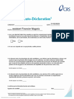 Self - Declaration - Clause - French - Ssistant Financier M