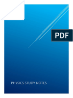 Physics Study Notes Summary