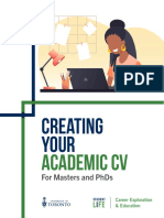 Creating Your Academic CV