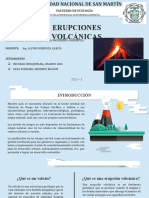 Erupciones Volcánicas: Facultad de Ecología