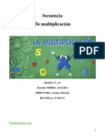 Secuencia de Multiplicación