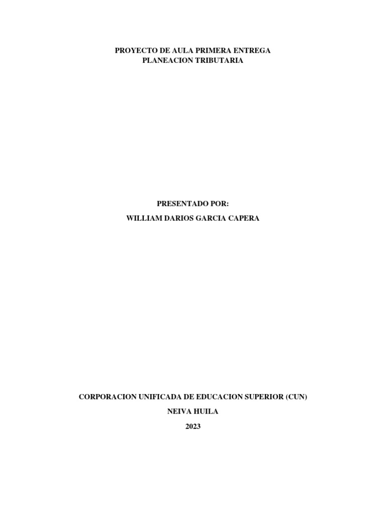 Aca 1 Planeacon PDF