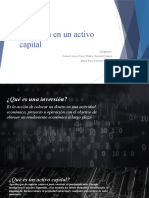 Inversión en Un Activo Capital: Integrantes: Karina Lemus, Nancy Núñez, Gerardo Ocampo Mario Parra y Alexis Valencia