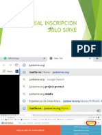 Tutorial Inscripcion Solo Sirve