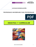 Didáctica Y Curriculum: Facultad de Educación
