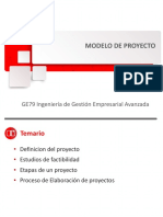 Modelo de Proyecto: GE79 Ingeniería de Gestión Empresarial Avanzada