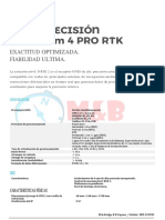 Especificaciones Drone Phantom 4 Pro RTK