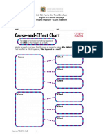 7.2 Graphic Organizer - Cause and Effect