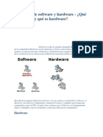 Definición de software y hardware