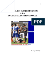 Manual de Introduccion ALA Economia Institucional: Ec. Sergio Milnitsky